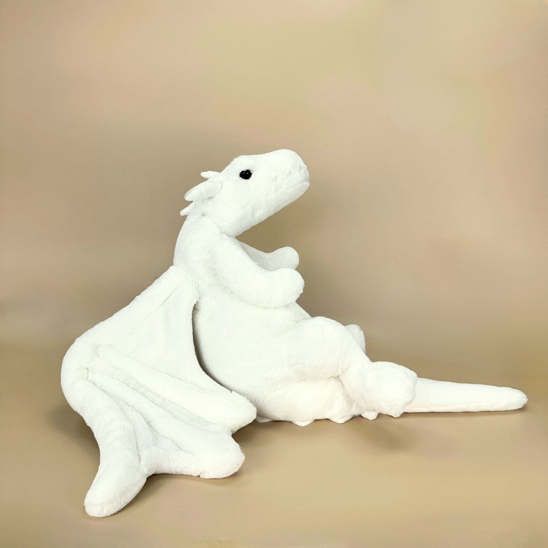 cute snow dragon plush luxury 