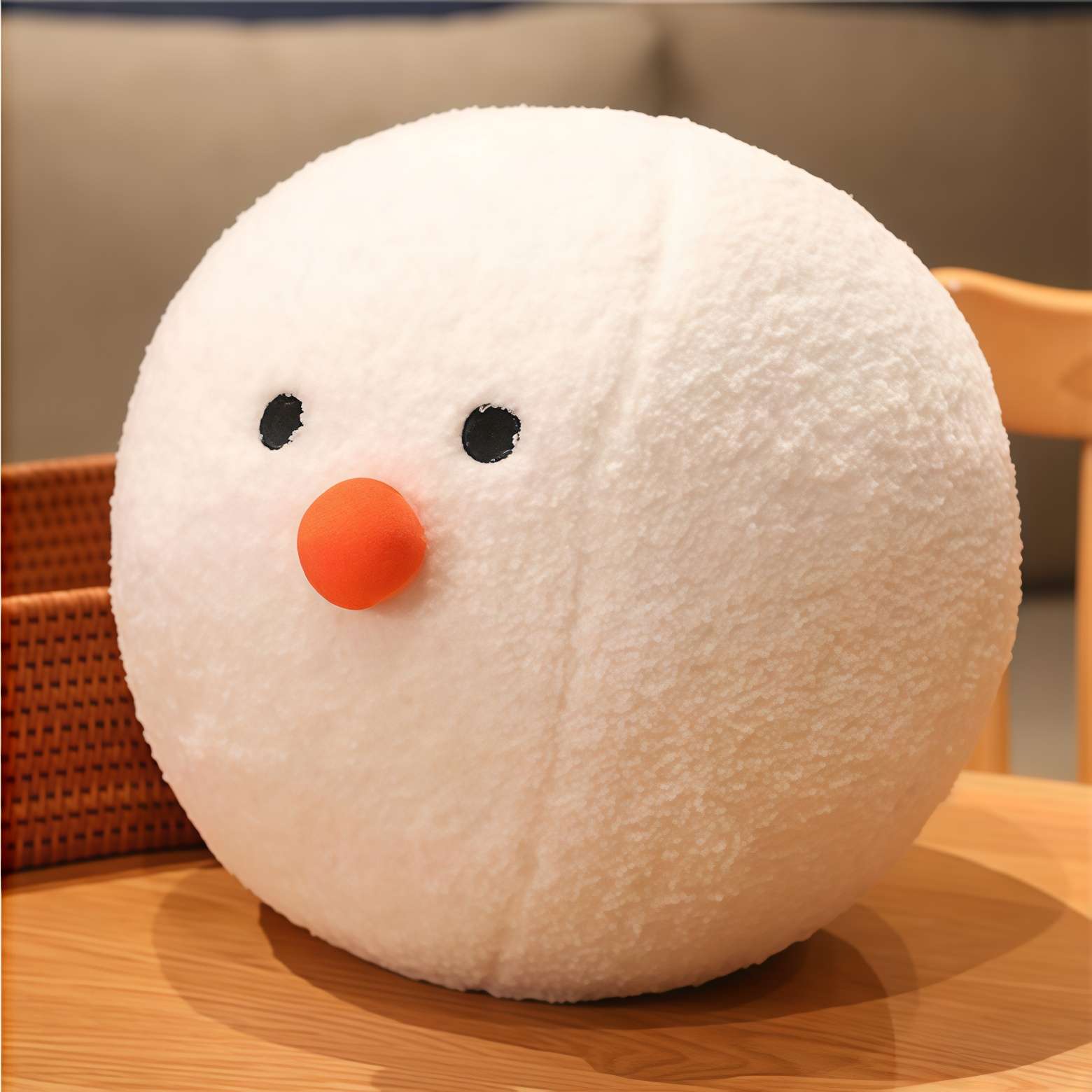 snowman head plushies