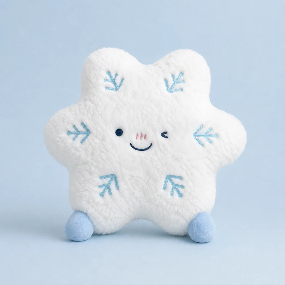 Snowflake Plush Toy - Front View