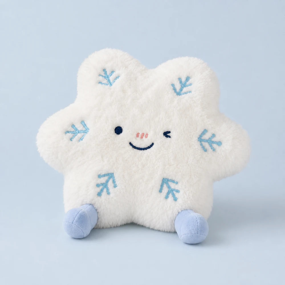 Snowflake Plush Toy - Seated View