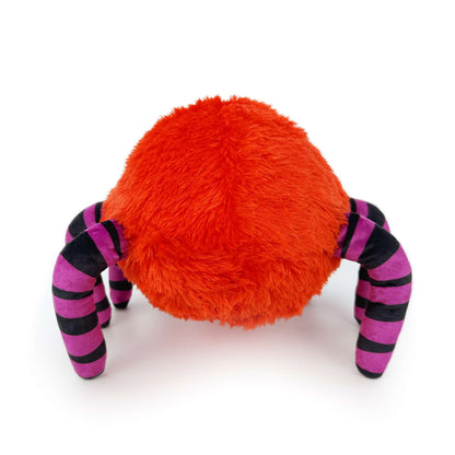 spooky spider stuffed animal back view