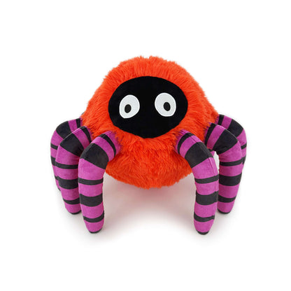 spooky spider stuffed animal orange body