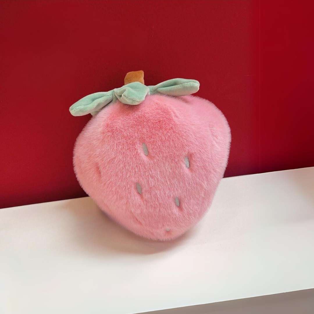 realistic strawberry plush