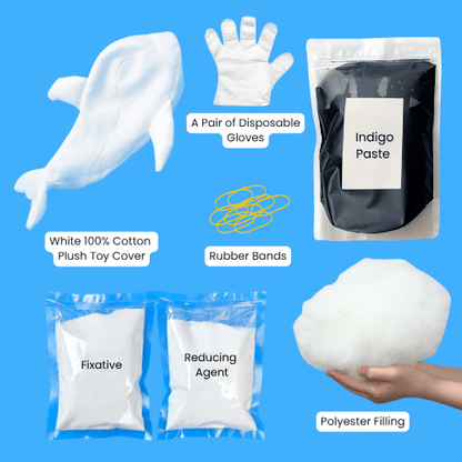 Whale Plush Tie Dye DIY Kit