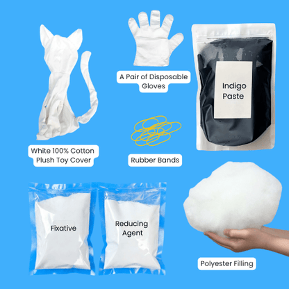 Cat Plush Tie Dye DIY Kit