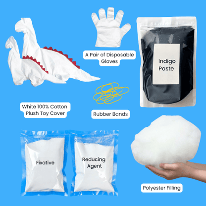Dinosaur Plush Tie Dye DIY Kit