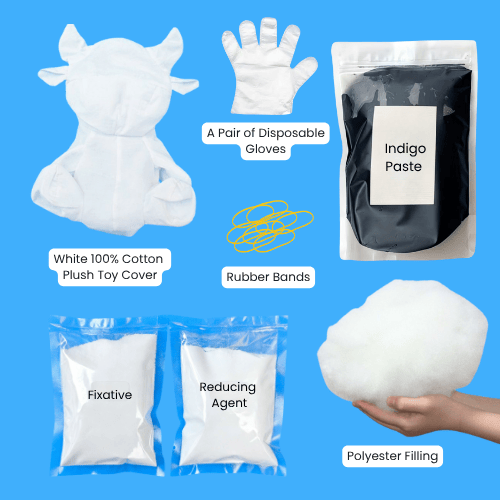 Cow Plush Tie Dye DIY Kit