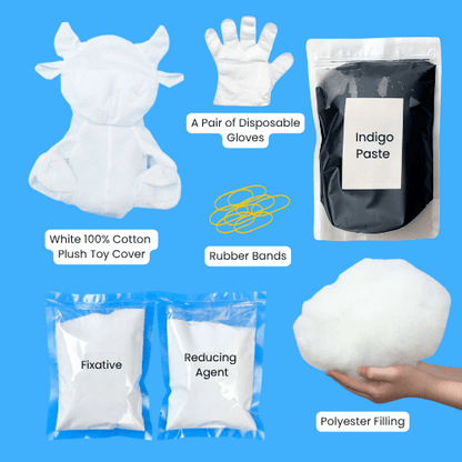 Cow Plush Tie Dye DIY Kit