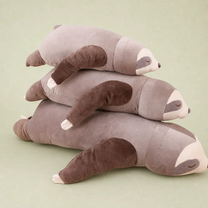 Taupe Sleepy Sloth Stuffed Animal - Three Sizes