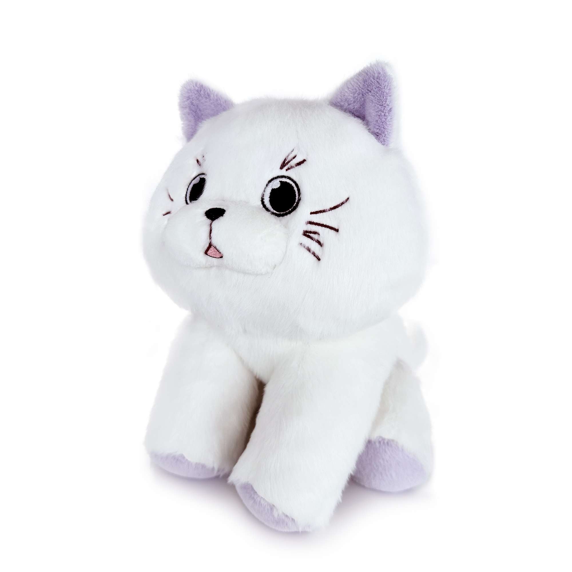 White shop cat plush