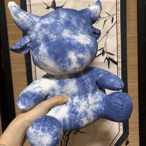 Cow Plush Tie Dye