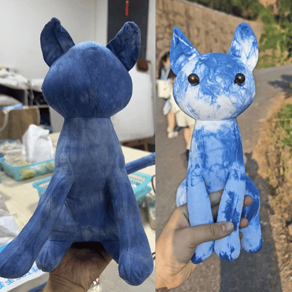 Cat Plush Tie Dye