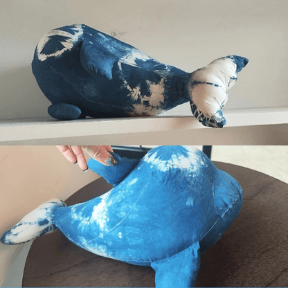 Whale Plush Tie Dye