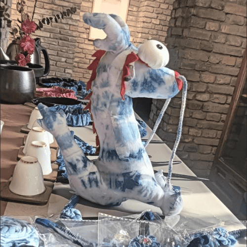 Dragon Plush Tie Dye