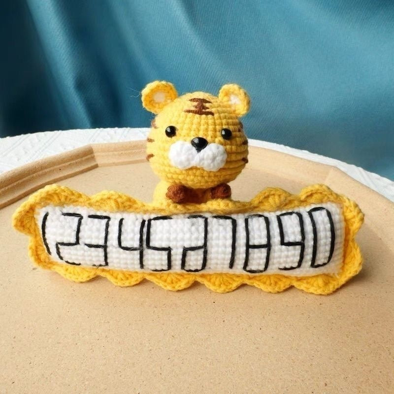 Cute Tiger and Rabbit Crochet DIY Kit