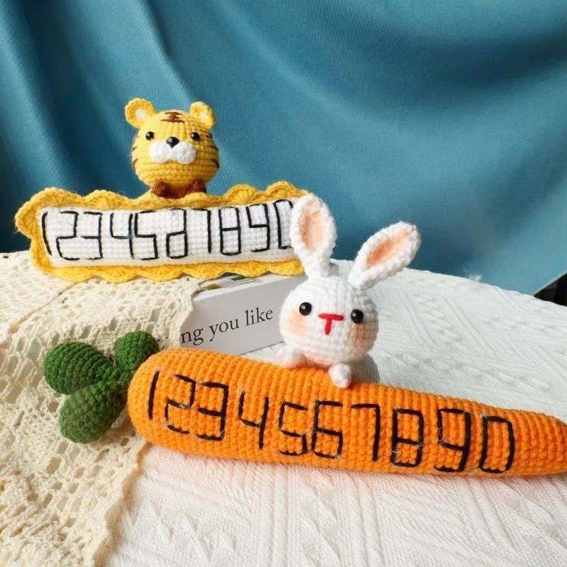 Cute Tiger and Rabbit Crochet DIY Kit