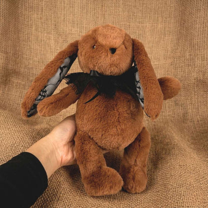 Victorian Lace Brown Bunny Plush