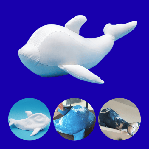 Whale Plush Tie Dye DIY Kit
