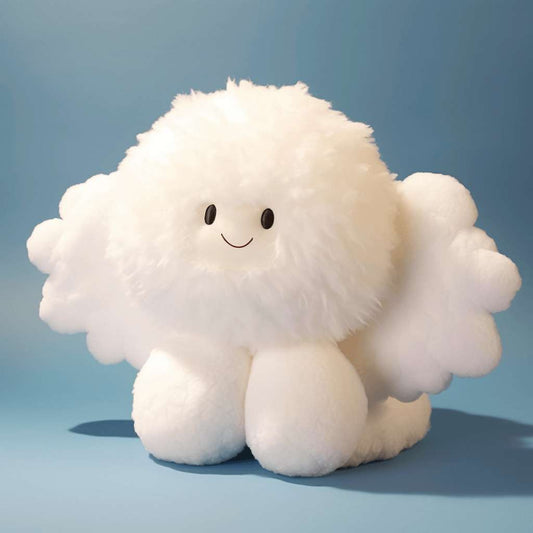 White Dog Stuffed Animal Like A Cloud