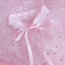 Cute Ribbon Tie White Lace Choker