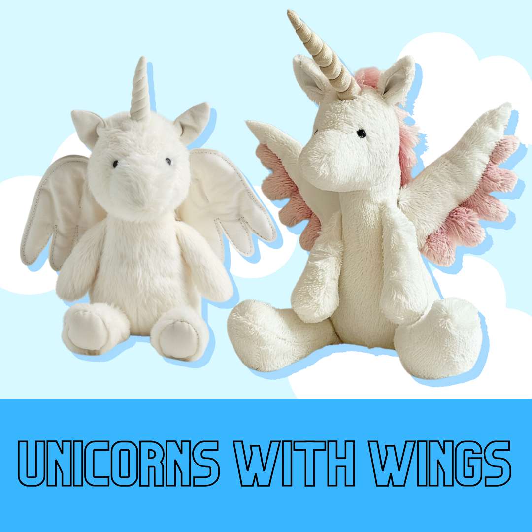 unicorns plush with wings
