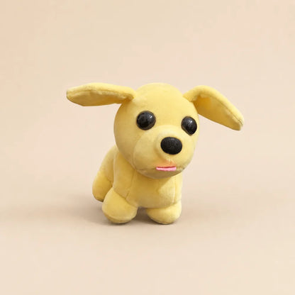 Yellow Dog Plush - Front View