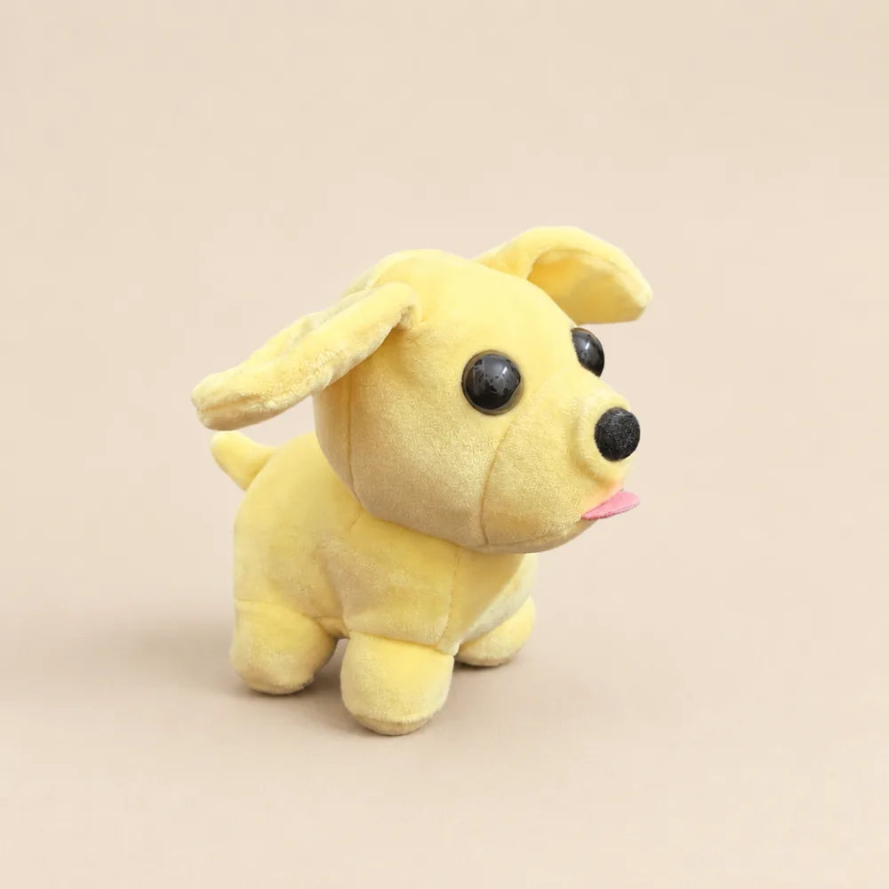Yellow Dog Plush - Side View